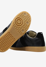 Maison Margiela Replica Leather and Suede Sneakers Black S57WS0236P1895H6851_f69b1e94-51bf-4b66-b26d-86650addb33d