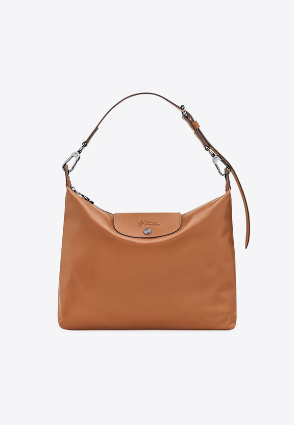 Longchamp Medium Le Pliage Xtra Hobo Shoulder Bag Brown 10189987/S_LONG-M19