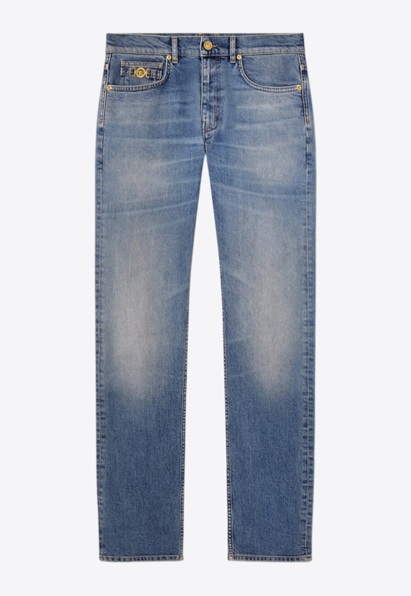 Versace Medusa Biggie Slim Jeans Blue 1019050 1A15024 1D030