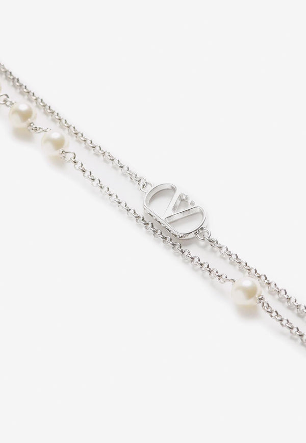 Valentino  VLogo Chain Necklace Silver 6Y2J0S34UXM_6RU_Silver_33283228