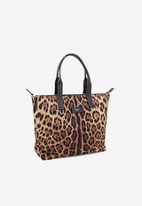 Dolce & Gabbana Adamo Leopard Print Tote Bag Brown BM2375A6F30_HY13M_Spotted_33309181