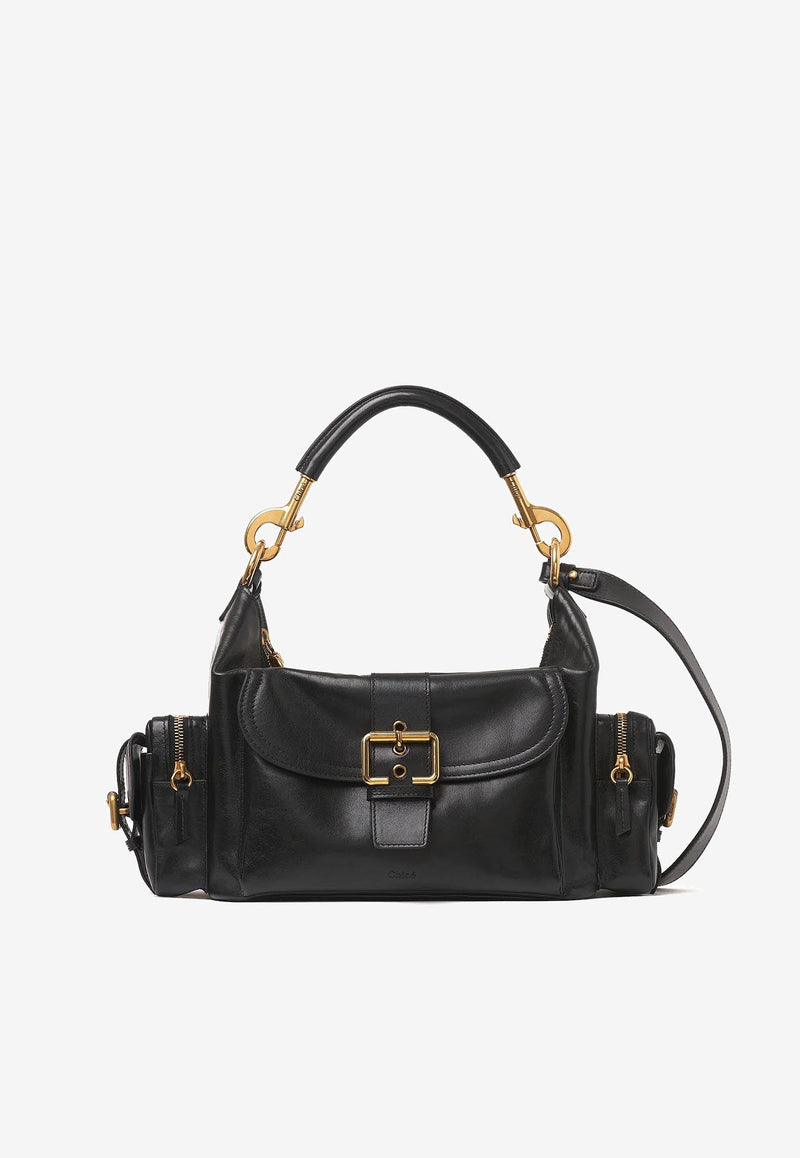 Chloé Leather Crossbody Camera Bag Black CHC24AS533N83_1_Black_32772805