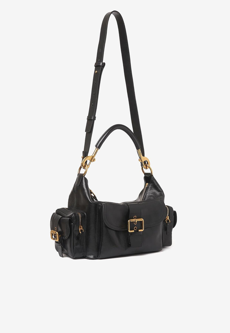 Chloé Leather Crossbody Camera Bag Black CHC24AS533N83_1_Black_32772805