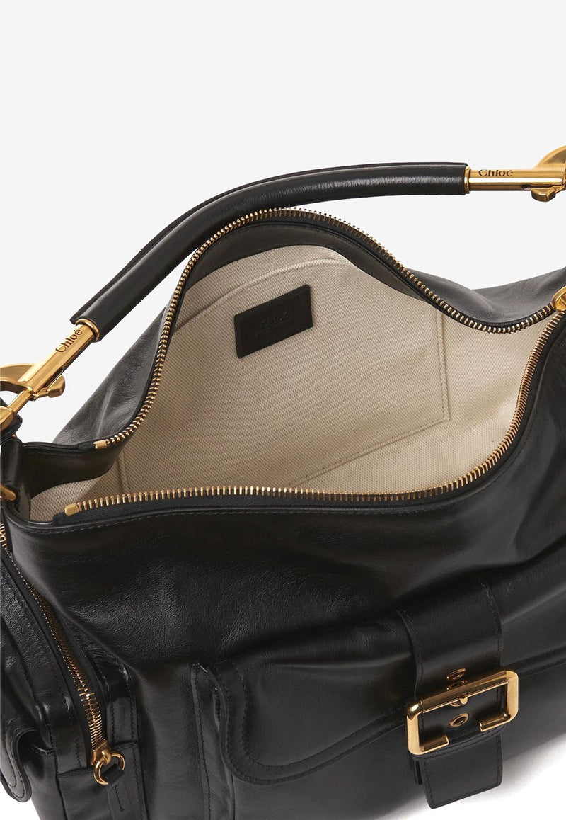 Chloé Leather Crossbody Camera Bag Black CHC24AS533N83_1_Black_32772805