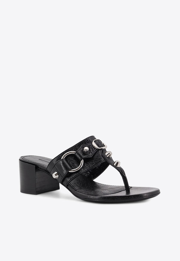 Balenciaga City 50 Leather Thong Sandals Black 828013WAD4V_1080_Black_32772846
