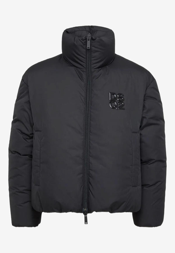 Dsquared2 Ball Zip-Up Puffer Jacket Black S74AM1589D35380_900