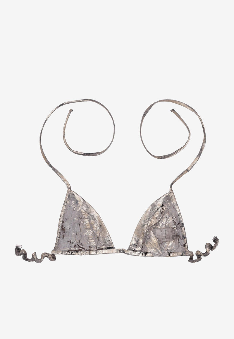 Rick Owens DRKSHDW Hollywood Halterneck Bra Gold DS01E3011SGMC_02