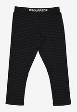 Dsquared2 All-Over Print Leggings Black D8N335830_001
