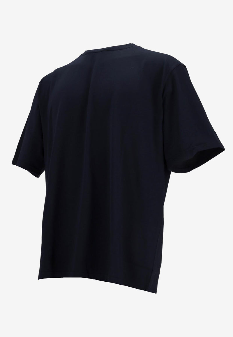 La Rose Essential Short-Sleeved T-shirt Blue MMU001_008