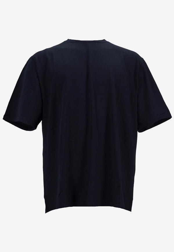 La Rose Essential Short-Sleeved T-shirt Blue MMU001_008