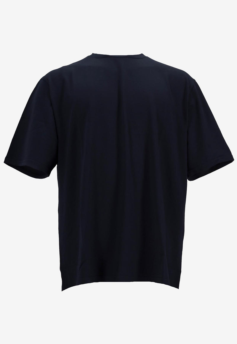 La Rose Essential Short-Sleeved T-shirt Blue MMU001_008