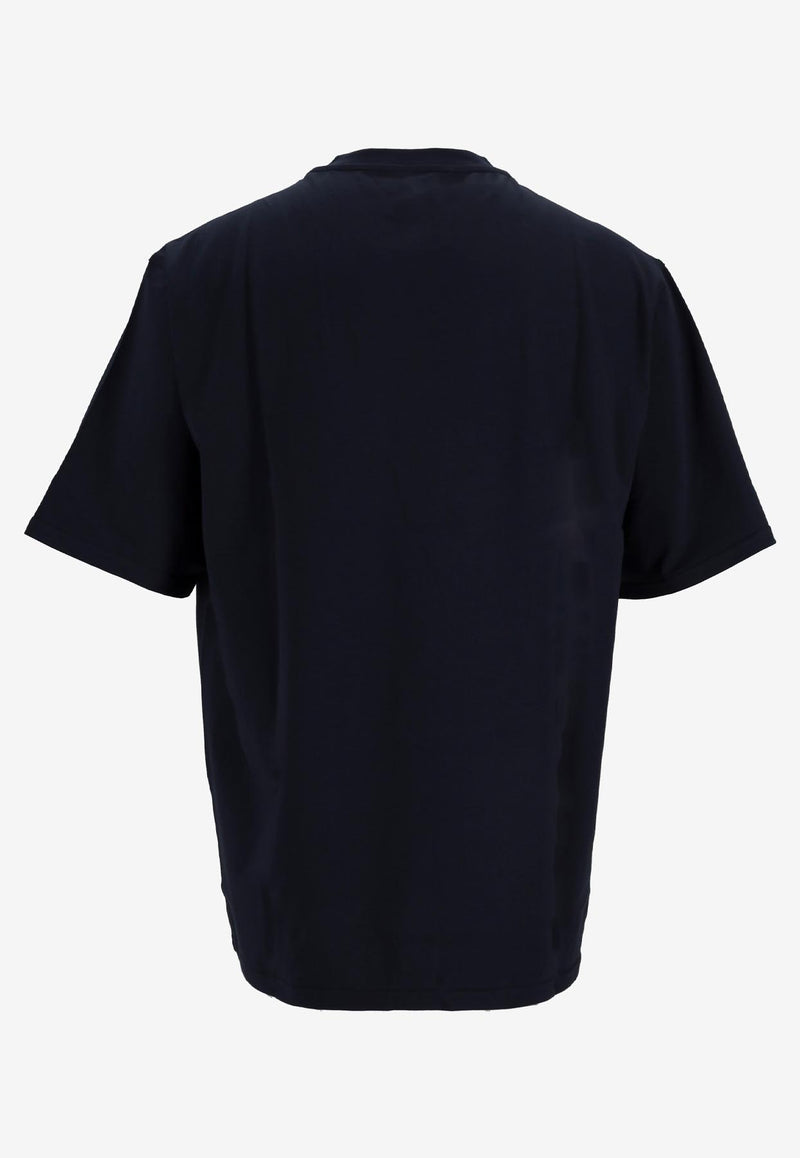 La Rose Essential Short-Sleeved T-shirt Blue MMU001_008