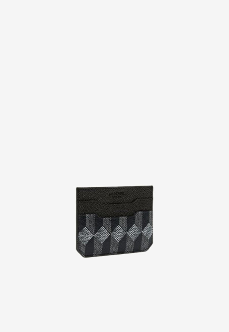 Au Départ Monogram Canvas Cardholder Black SCAH001_682