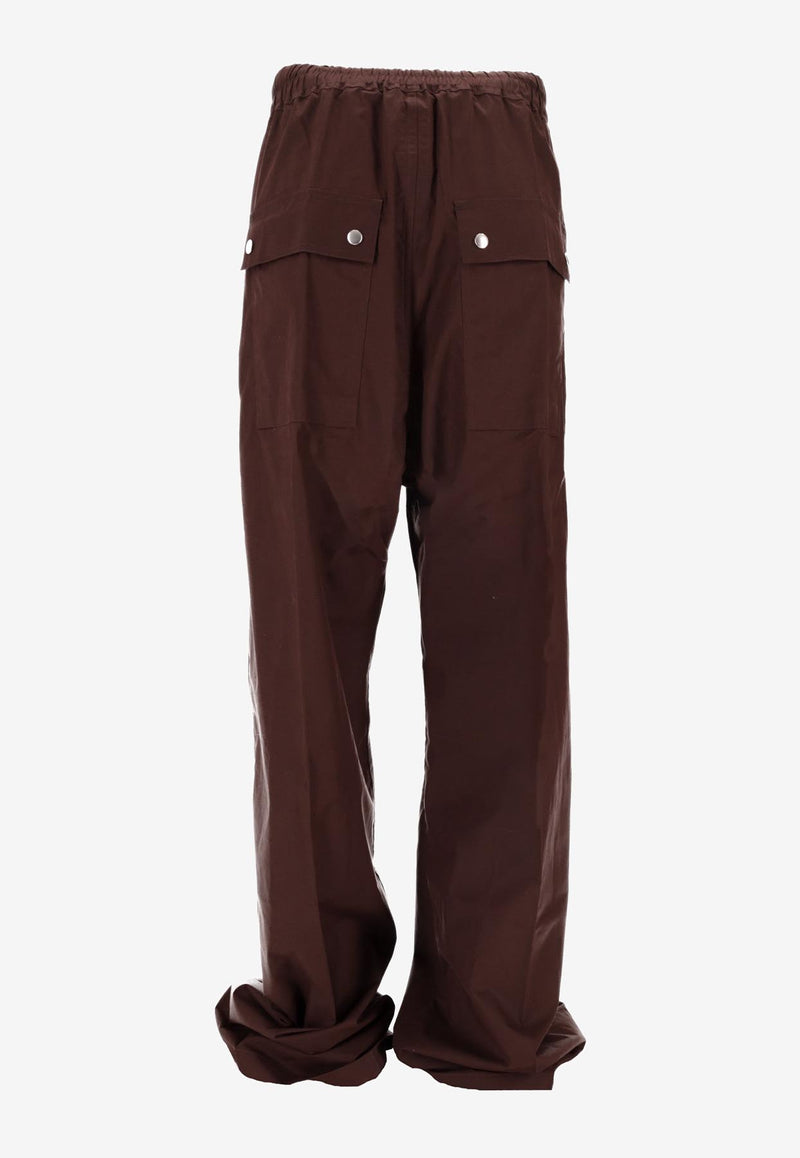 Rick Owens Bela Wide-Leg Pants Burgundy RP01E7361P_14