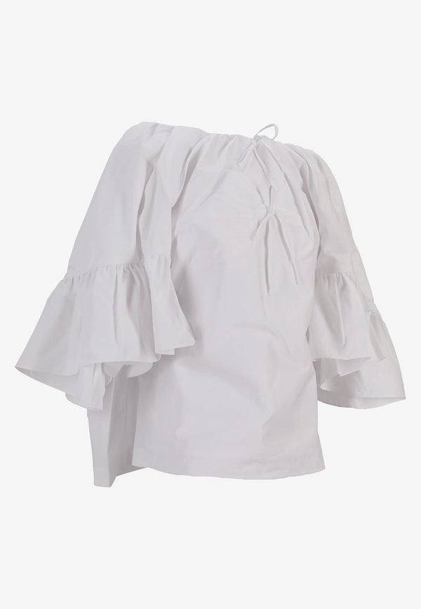 Meryll Rogge Off-Shoulder Ruffled Blouse White 500559WS25_WHITE