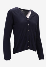 La Rose La Rose Button-Up Cardigan Navy MG201_30098