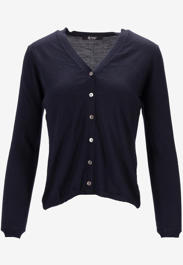 La Rose La Rose Button-Up Cardigan Navy MG201_30098