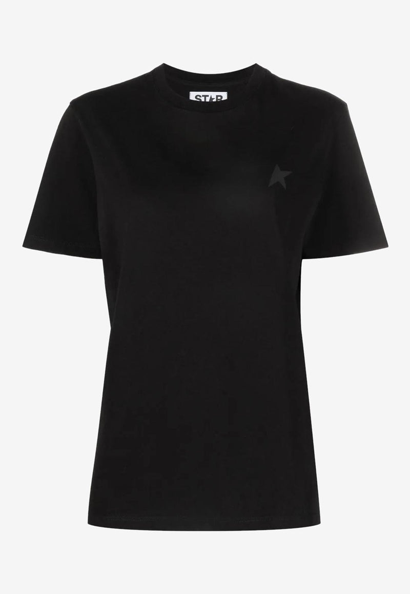 Golden Goose DB Star Embroidered T-shirt Black GWP01220P000593_90100