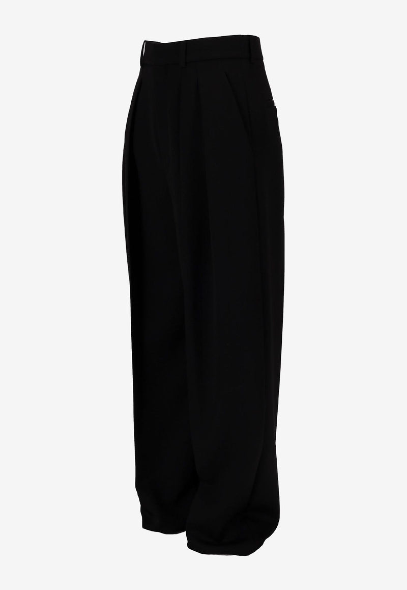 Saint Laurent Classic Wool Pants Black 824389Y7E63_1000