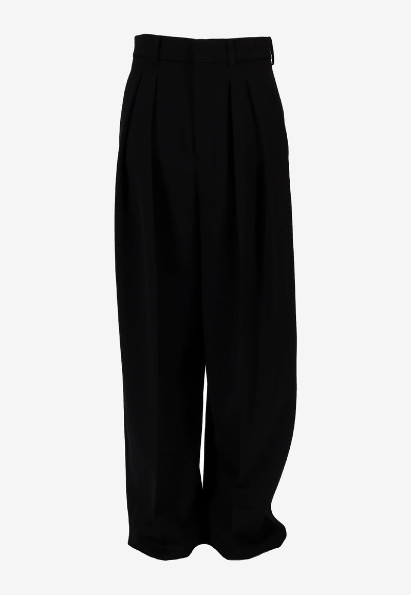 Saint Laurent Classic Wool Pants Black 824389Y7E63_1000