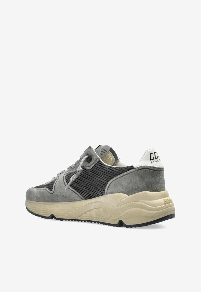 Golden Goose DB Running Sole Suede and Leather Sneakers Gray GMF00126F007576_35933