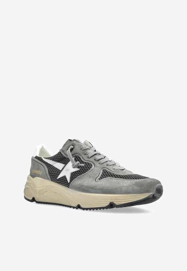 Golden Goose DB Running Sole Suede and Leather Sneakers Gray GMF00126F007576_35933