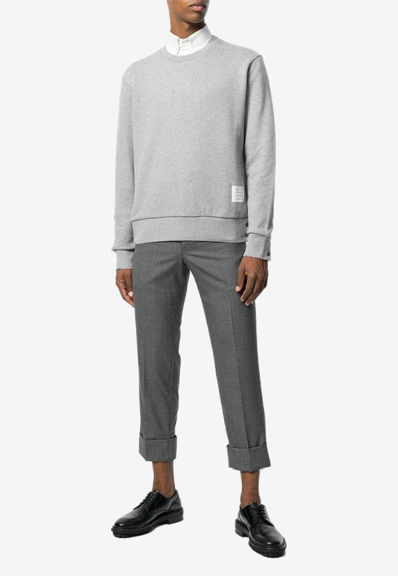 Thom Browne Classic Loopback Sweatshirt Gray MJT085A03377_055