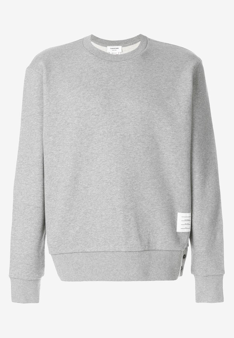 Thom Browne Classic Loopback Sweatshirt Gray MJT085A03377_055