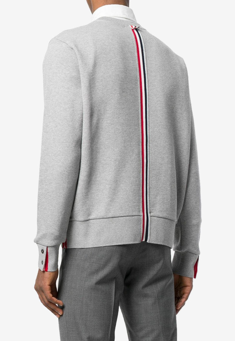Thom Browne Classic Loopback Sweatshirt Gray MJT085A03377_055