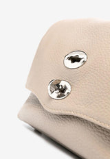 Zanellato Baby Postina Daily Pebbled Leather Top Handle Bag Taupe 0680100050000BABY_Z0160