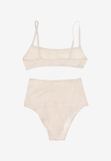 Lido Undici High-Waist Bikini Ivory UNDICIHW_Ivory