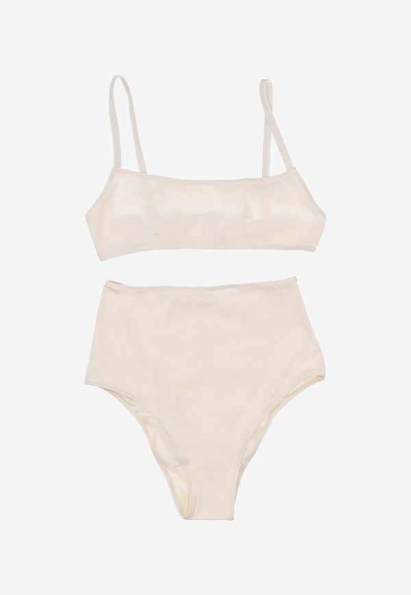 Lido Undici High-Waist Bikini Ivory UNDICIHW_Ivory