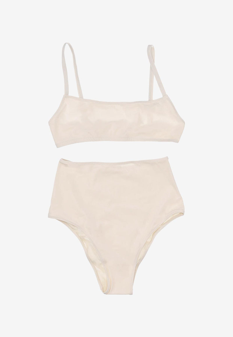 Lido Undici High-Waist Bikini Ivory UNDICIHW_Ivory