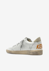 Golden Goose DB Ballstar Distressed Leather Sneakers White GMF00117F007571_11660