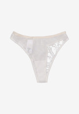 Marine Serre Mesh Flock High-Cut Panties Off-white WUW052ACJER0005_WH20