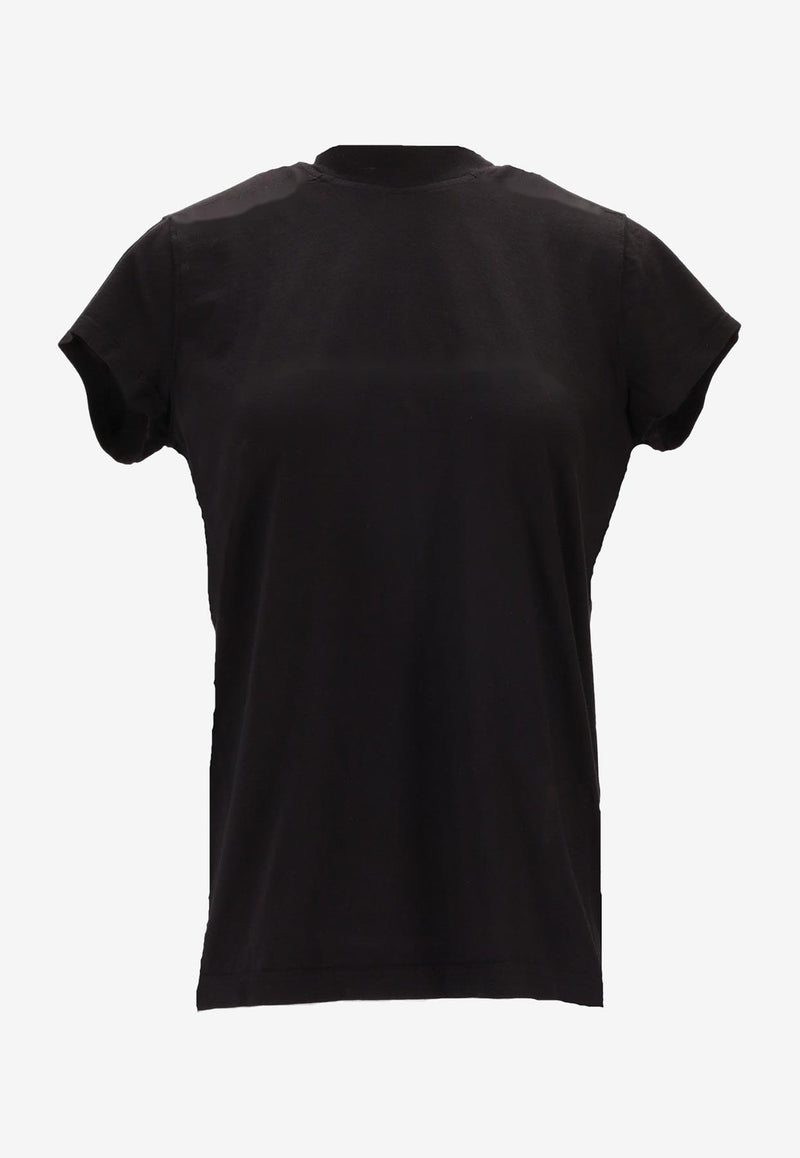 Rick Owens DRKSHDW Small Level T Printed T-shirt Black DS01E3208RNEP5_0911