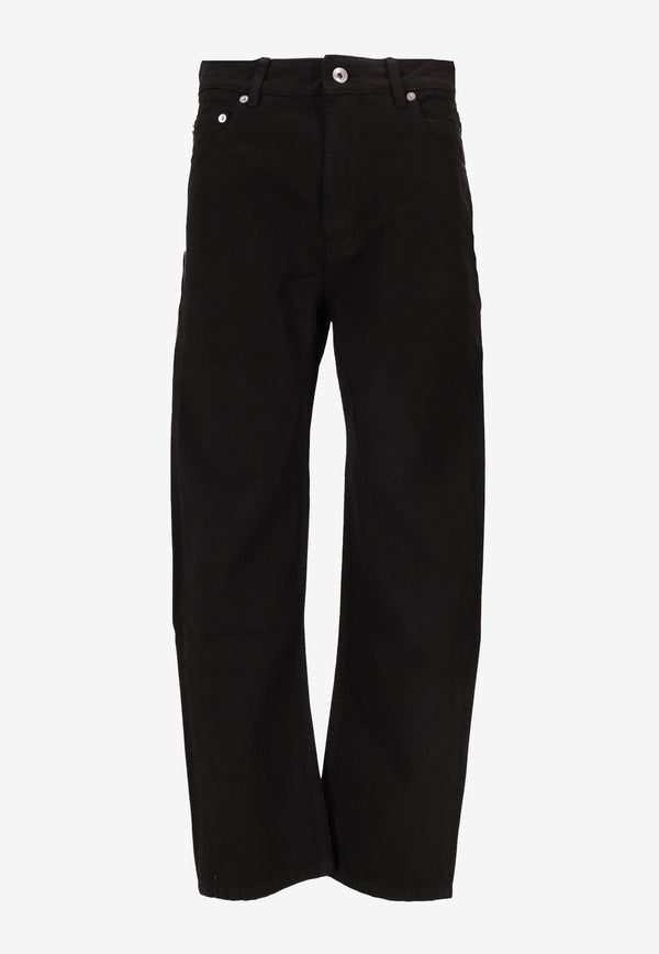 Rick Owens DRKSHDW VDD Straight-Leg Jeans Black DS01E3310CVS_09