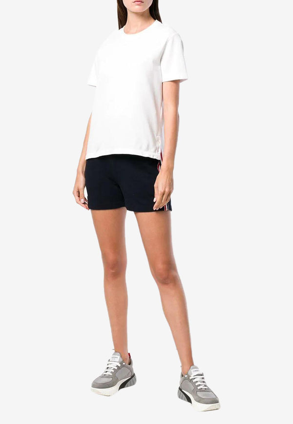 Thom Browne Classic Loopback Pique T-shirt White FJS013A00050_100