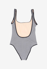 Lido Due Striped One-Piece Swimsuit Monochrome Due_Venezia