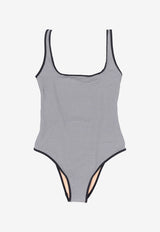 Lido Due Striped One-Piece Swimsuit Monochrome Due_Venezia