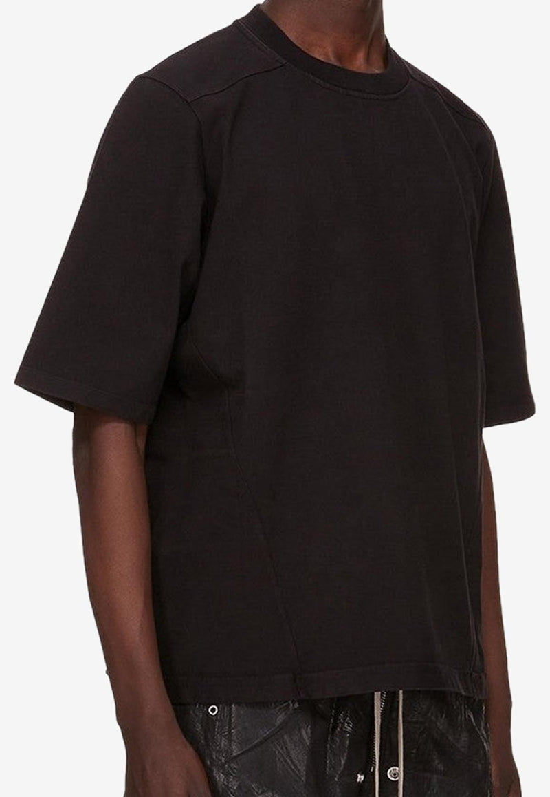Rick Owens Walrus T Crewneck T-shirt Black DS01E3201BH_09