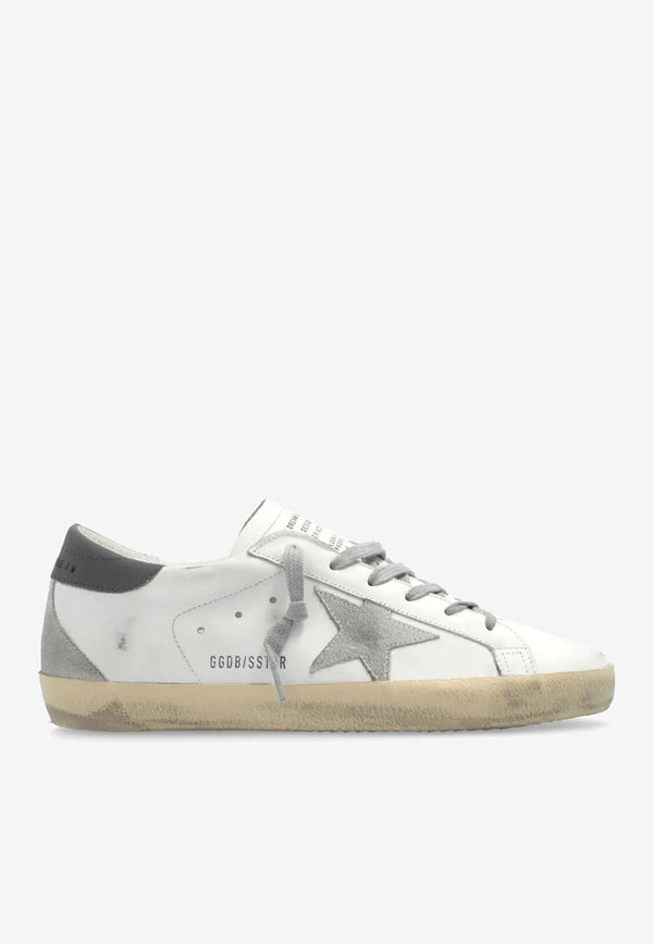 Golden Goose DB Super-Star Distressed Leather Sneakers White GWF00102F006113_11915