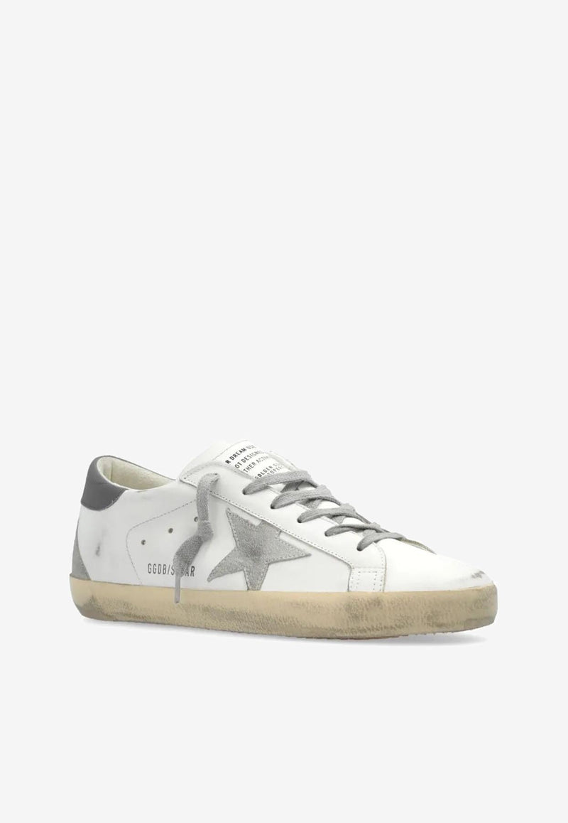 Golden Goose DB Super-Star Distressed Leather Sneakers White GWF00102F006113_11915