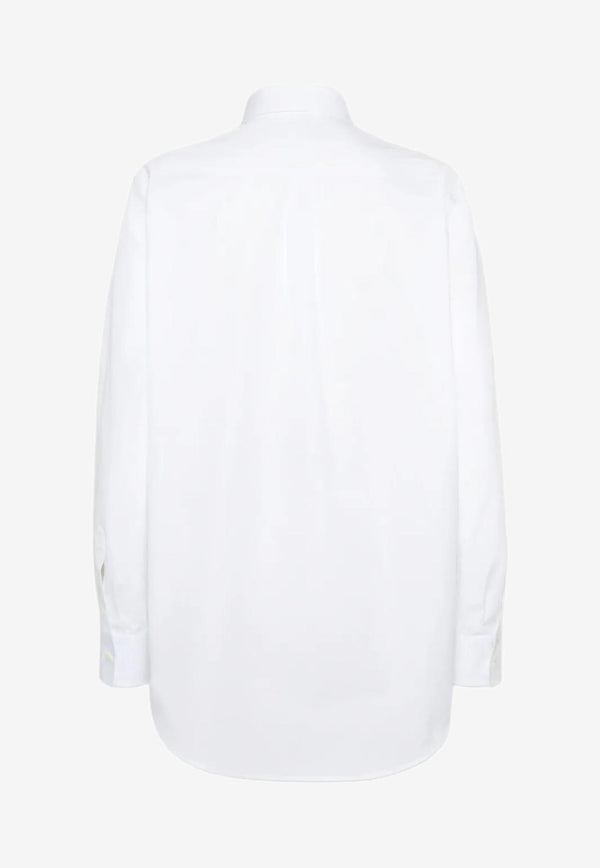 Dsquared2 Maxi Dean Long-Sleeved Shirt White S75DL0913S36275_100