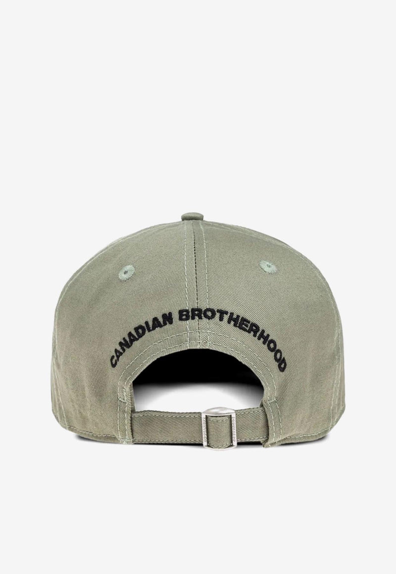 Dsquared2 Logo Embroidered Baseball Cap Green BCM060305C00001_M4172