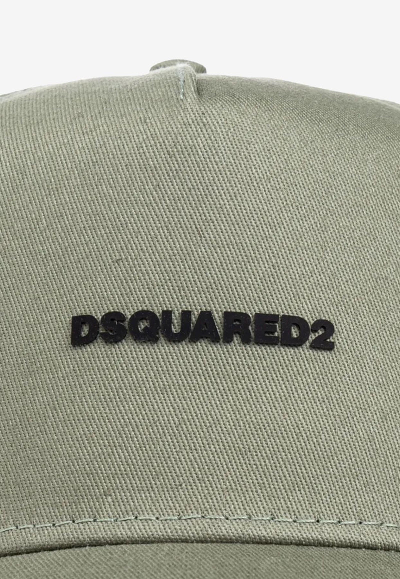 Dsquared2 Logo Embroidered Baseball Cap Green BCM060305C00001_M4172
