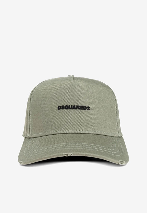 Dsquared2 Logo Embroidered Baseball Cap Green BCM060305C00001_M4172