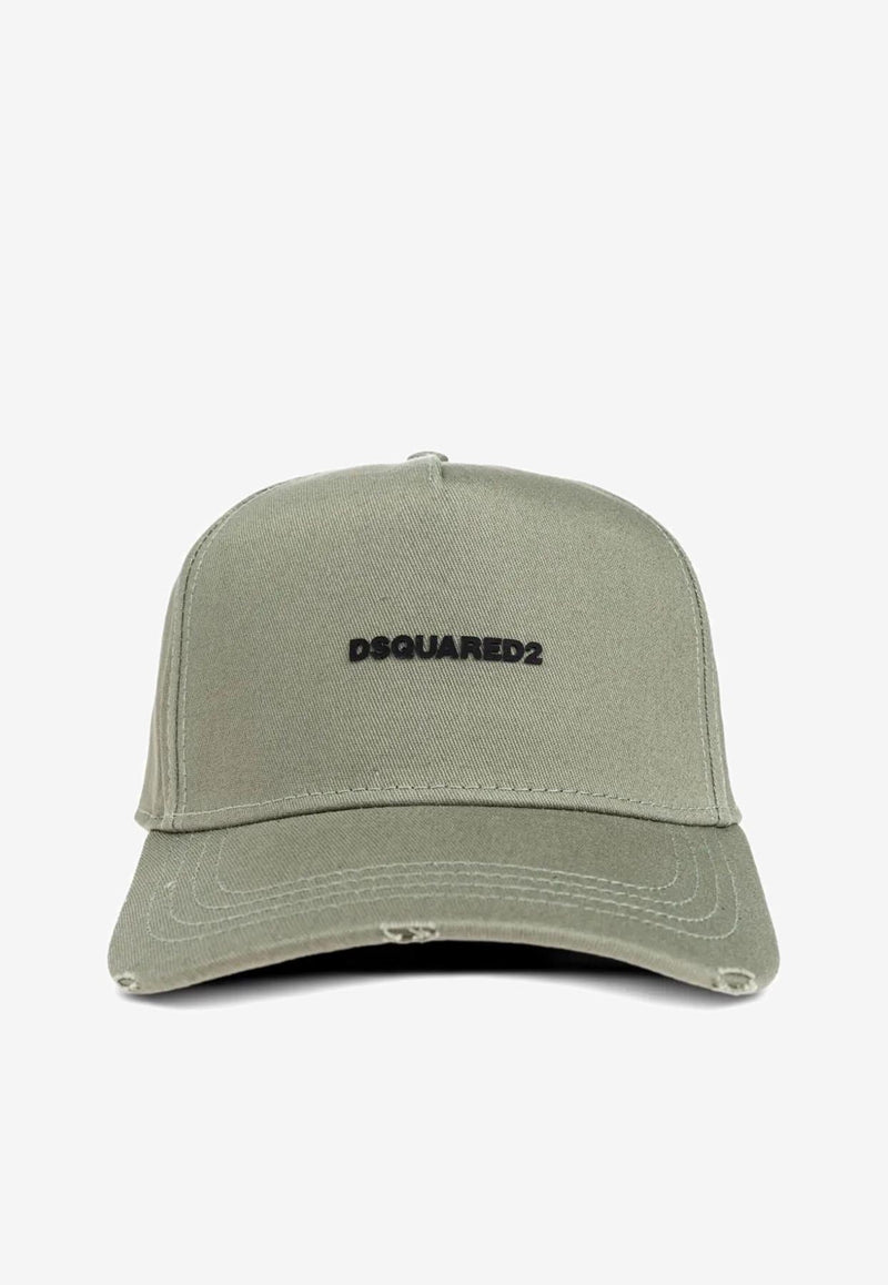 Dsquared2 Logo Embroidered Baseball Cap Green BCM060305C00001_M4172