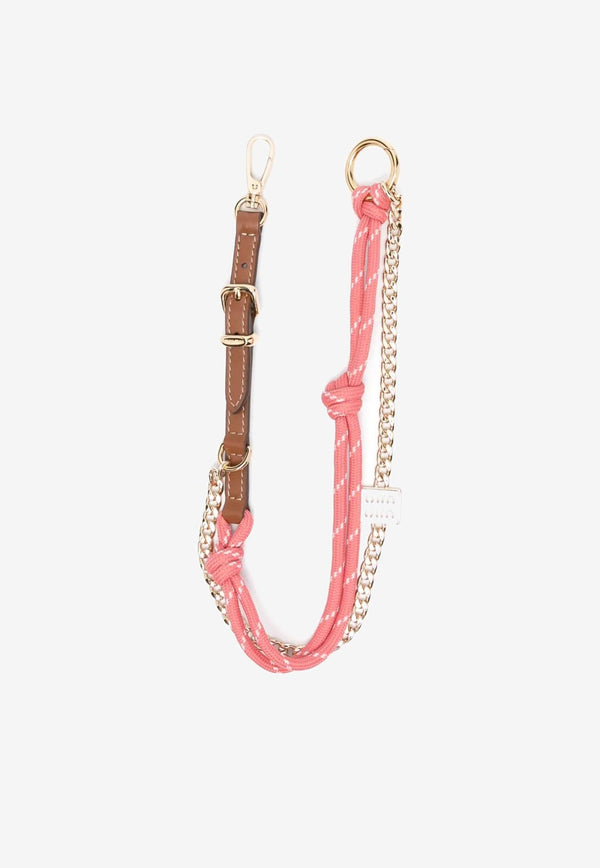 Miu Miu Cord and Leather Trick Keyring Multicolor 5TL510ACRT_F04Q8