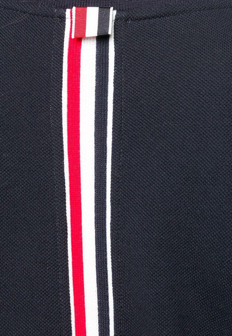 Thom Browne Classic Loopback Pique T-shirt Navy FJS013A00050_415